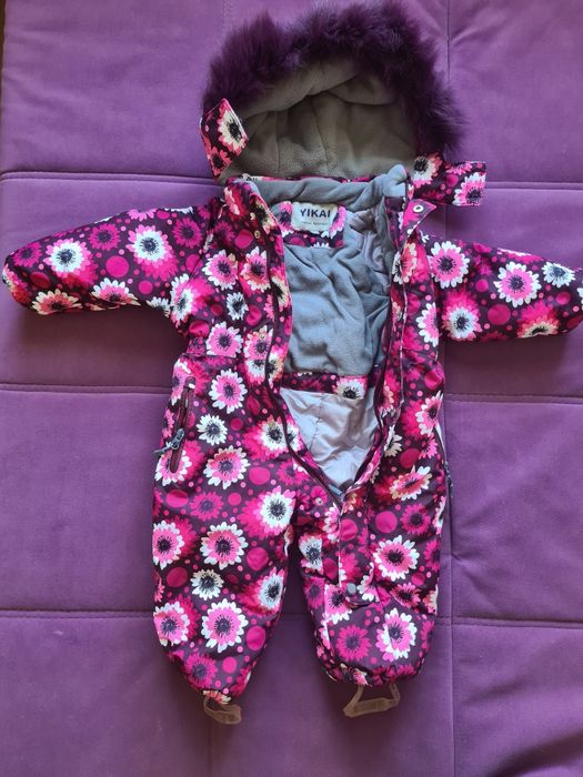 Комбінезон зимовий на дівчинку 80 см