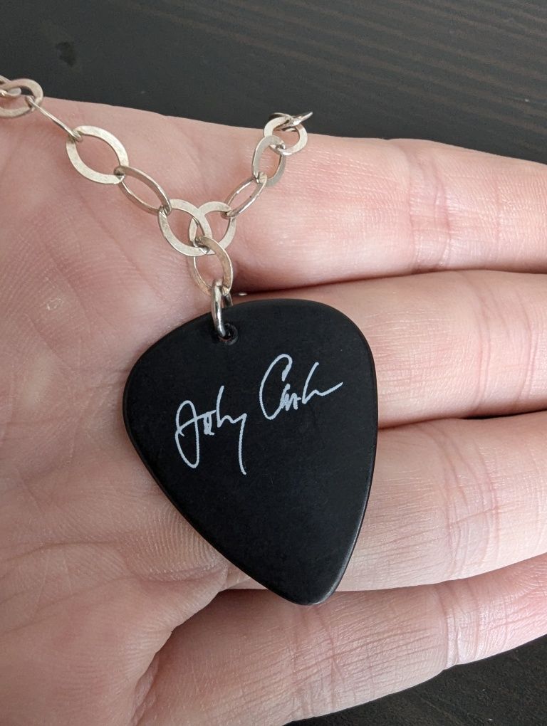 Johnny Cash Heartbeat biżuteria z części instrumentów srebro