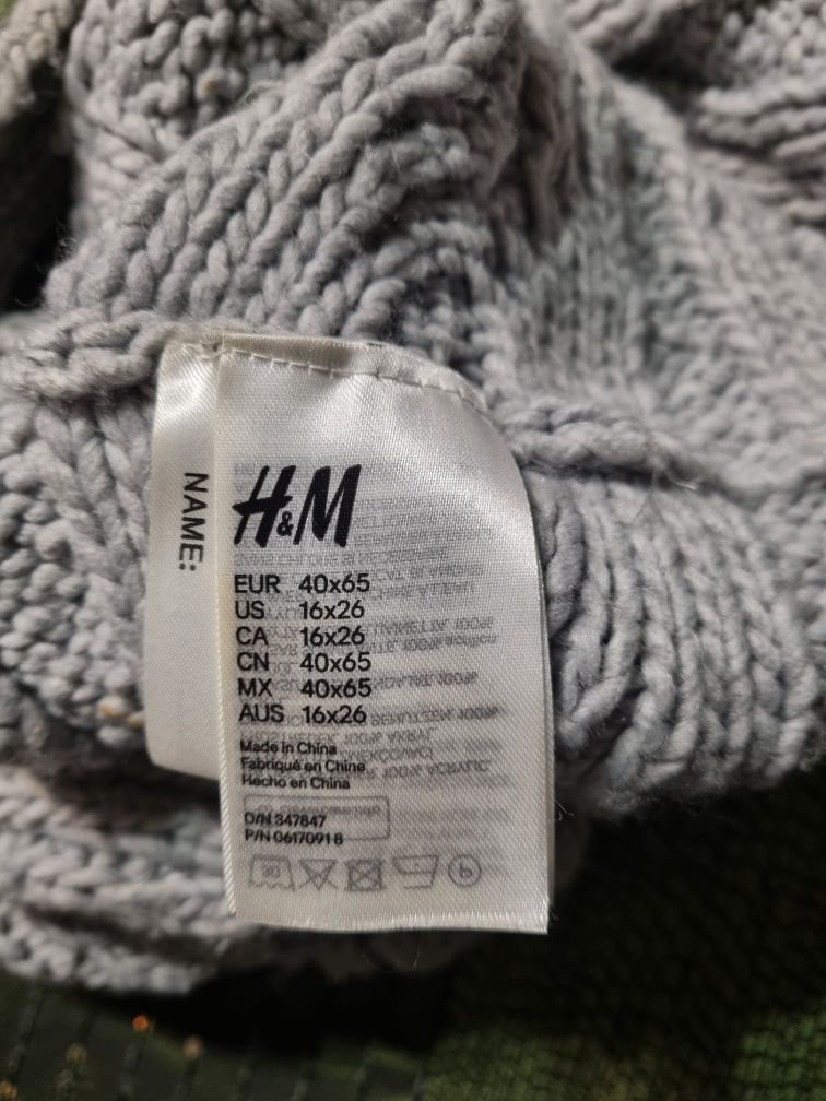 Zestaw czapka i szalik dziewczynka lub chlopiec H&M