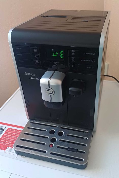 Кофемашина кофеварка Saeco Moltio One Touch Cappuccino Black HD8769