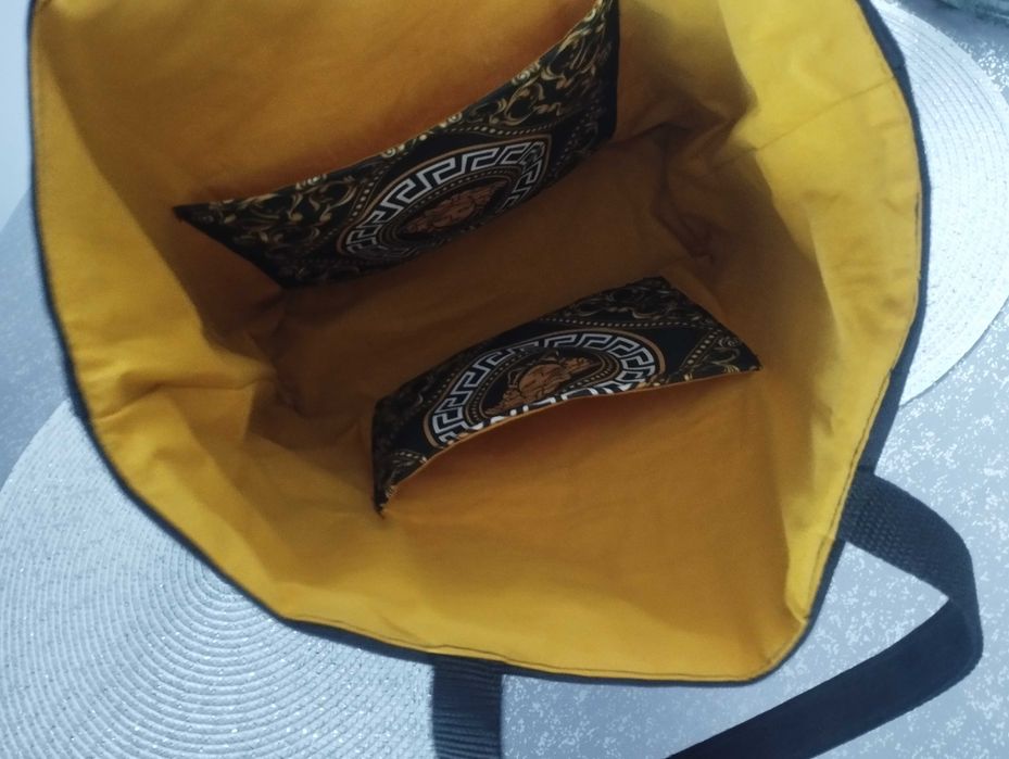 Duza torba,shopper z wodoodpornej tkaniny