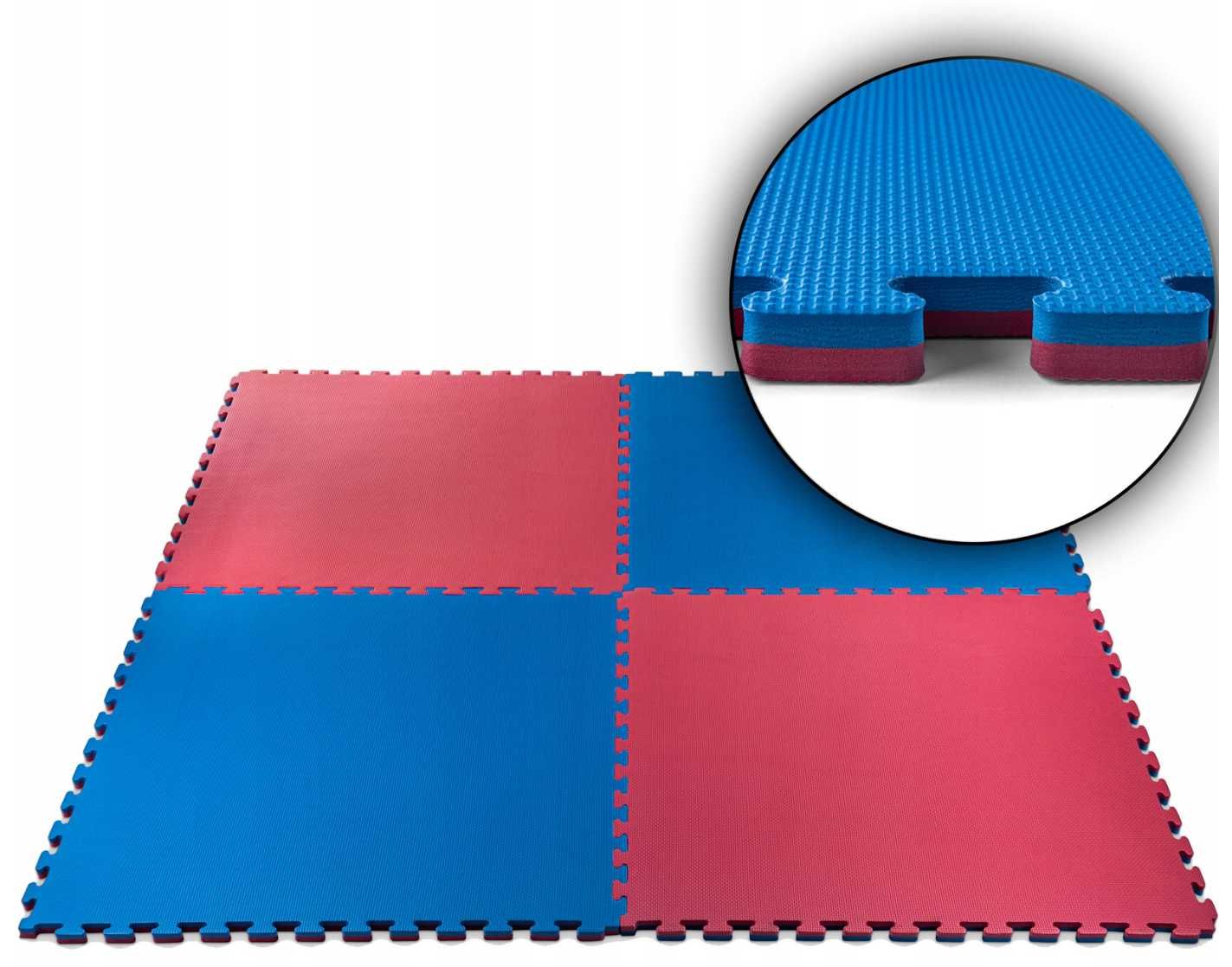 Mata pod basen sprzęt do ćwiczeń na salę gim puzzel 1m x 1m x 4cm WA