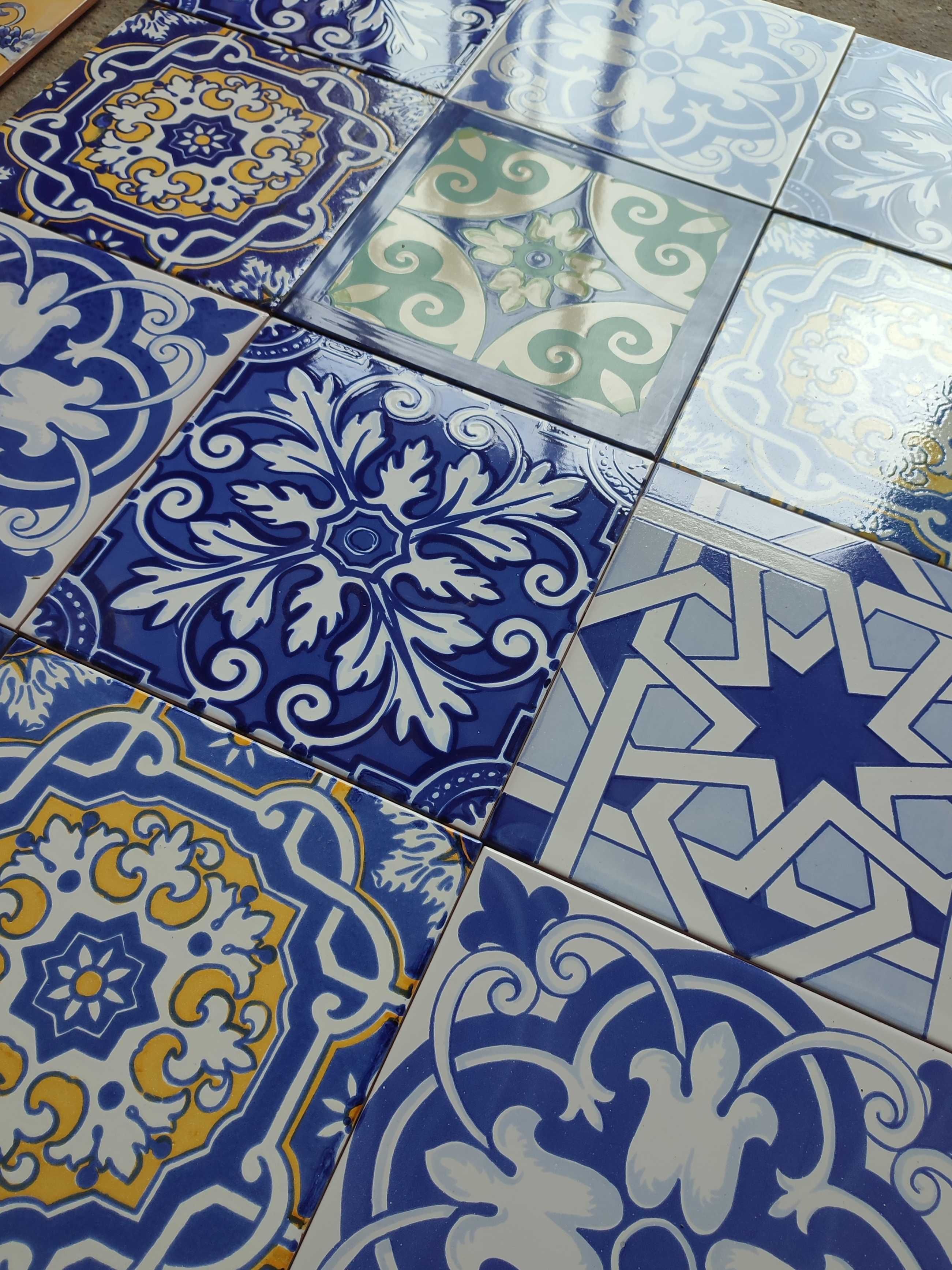 Azulejos płytki ceramiczne ręcznie malowane