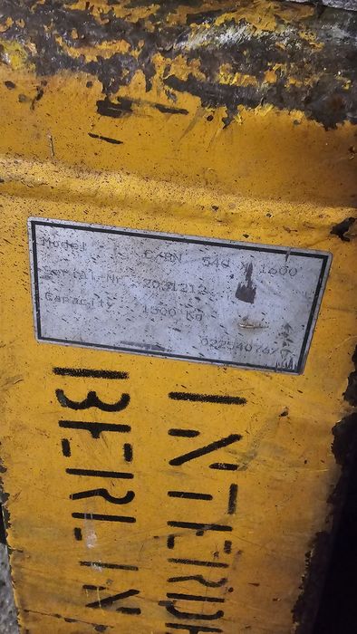 Wózek paletowy paleciak długi dl.wideł  1600 mm udźwig 2000 kg