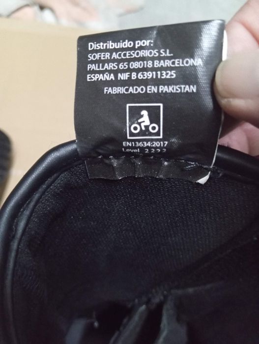 Botas moto como novas