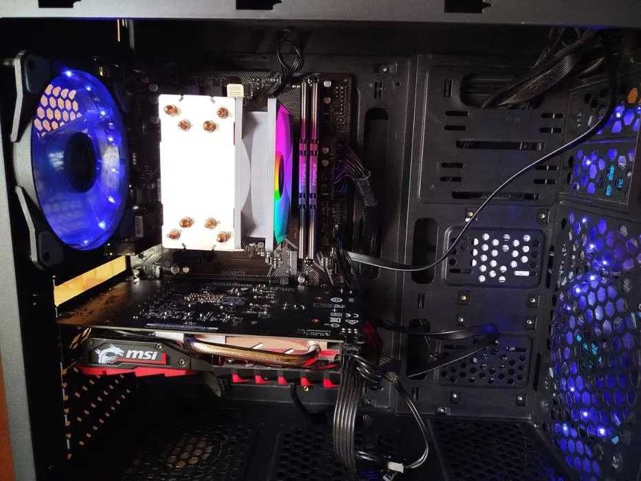 Ігровий ПК ryzen 5 5600, ddr4 3200 16gb, 1050ti MSI, SSD/HDD