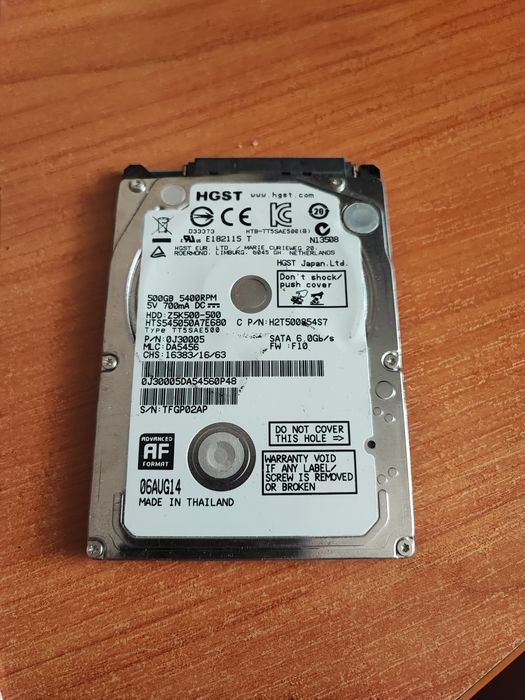 HDD 2.5 500Gb(HGST)
