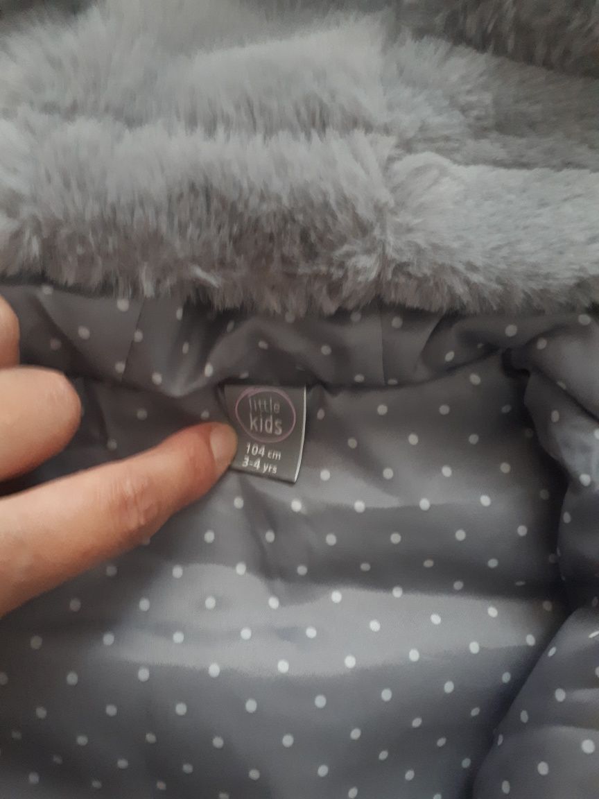 Kamizelka futerko dziewczęca r.104