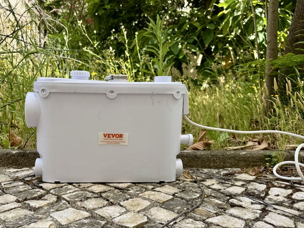 Bomba casa de banho trituradora Vevor 500W 6600L/h