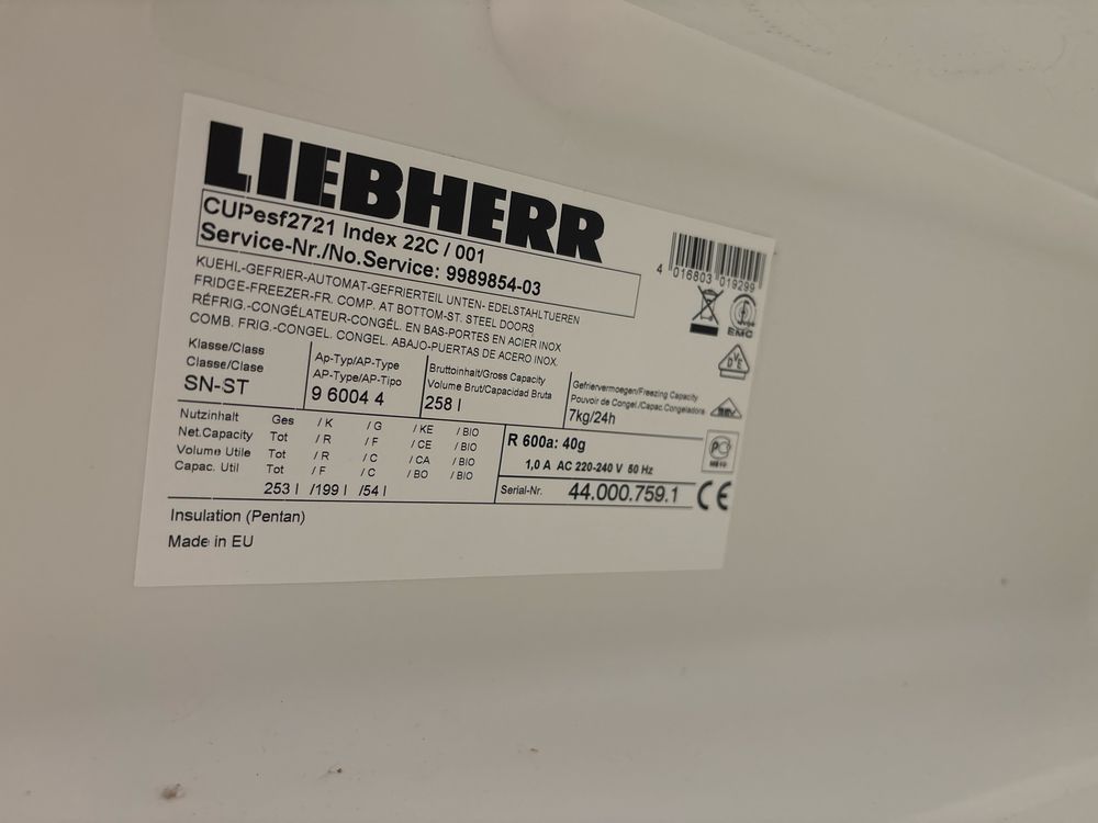 Mała lodówka Liebherr Comfort
