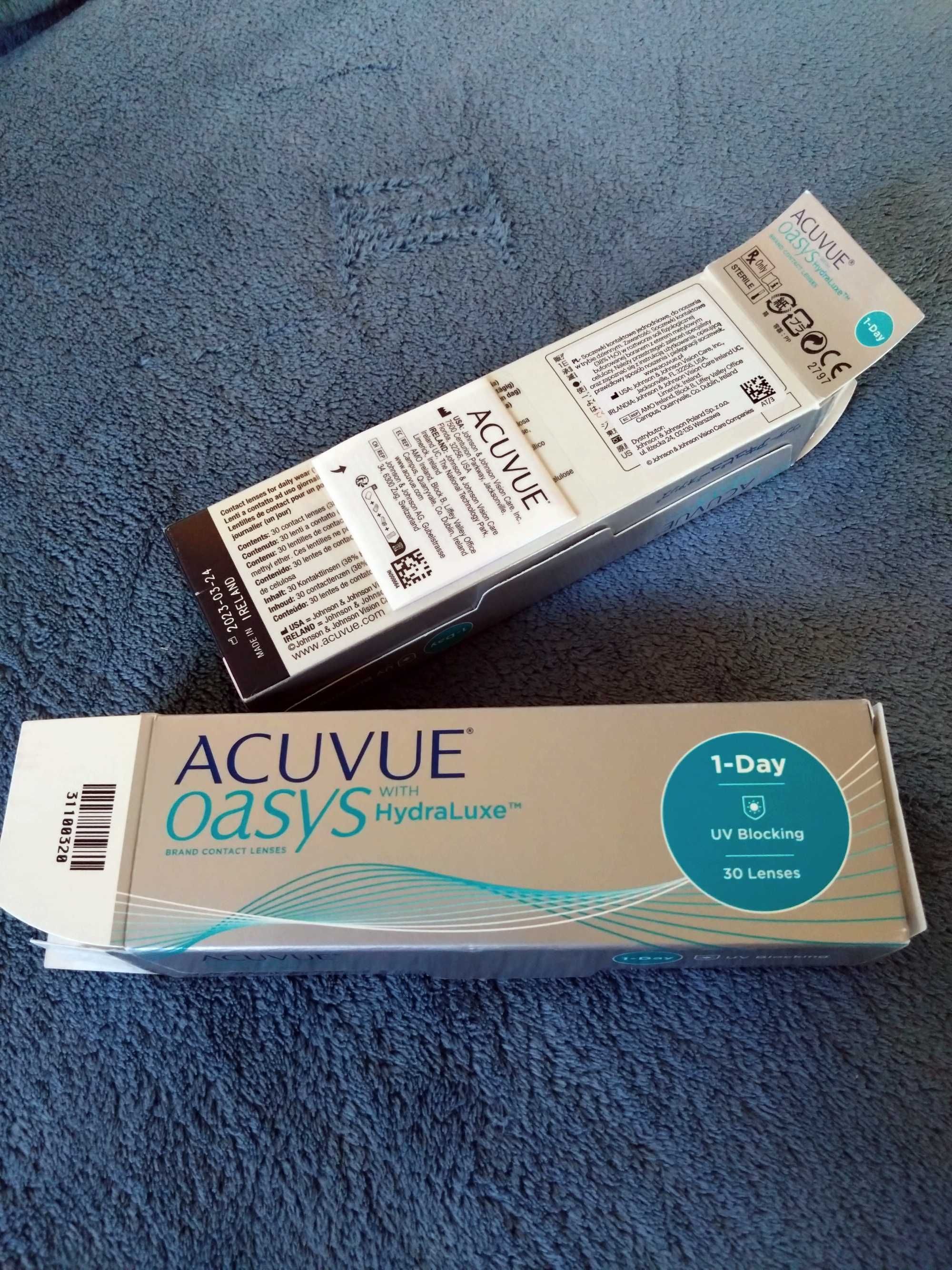 Soczewki kontaktowe Acuvue Oasys 1 day, +4,5