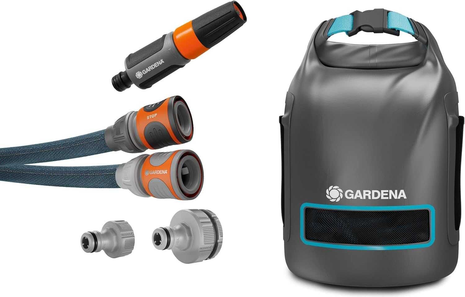 шланг поливу Gardena Liano Xtreme 1/2 дюйма, 15 м + мішок (18468-20)