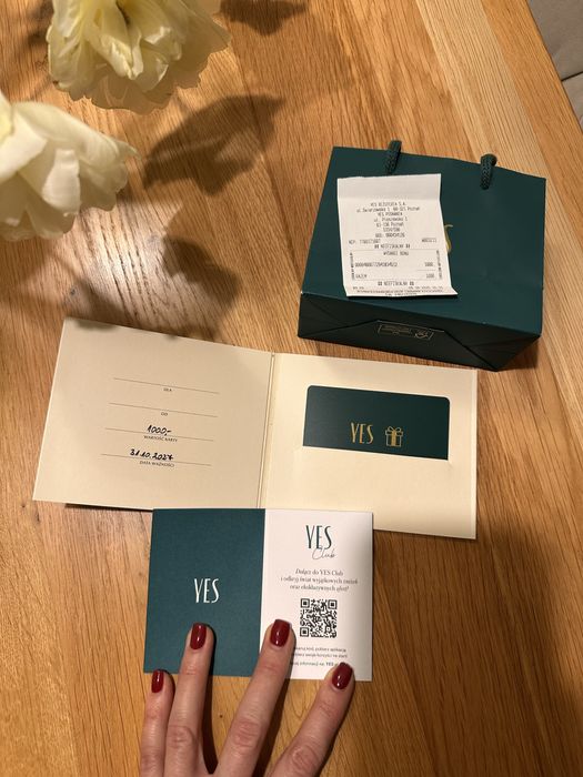 Bon podarunkowy na 1000 zł  do “Yes”