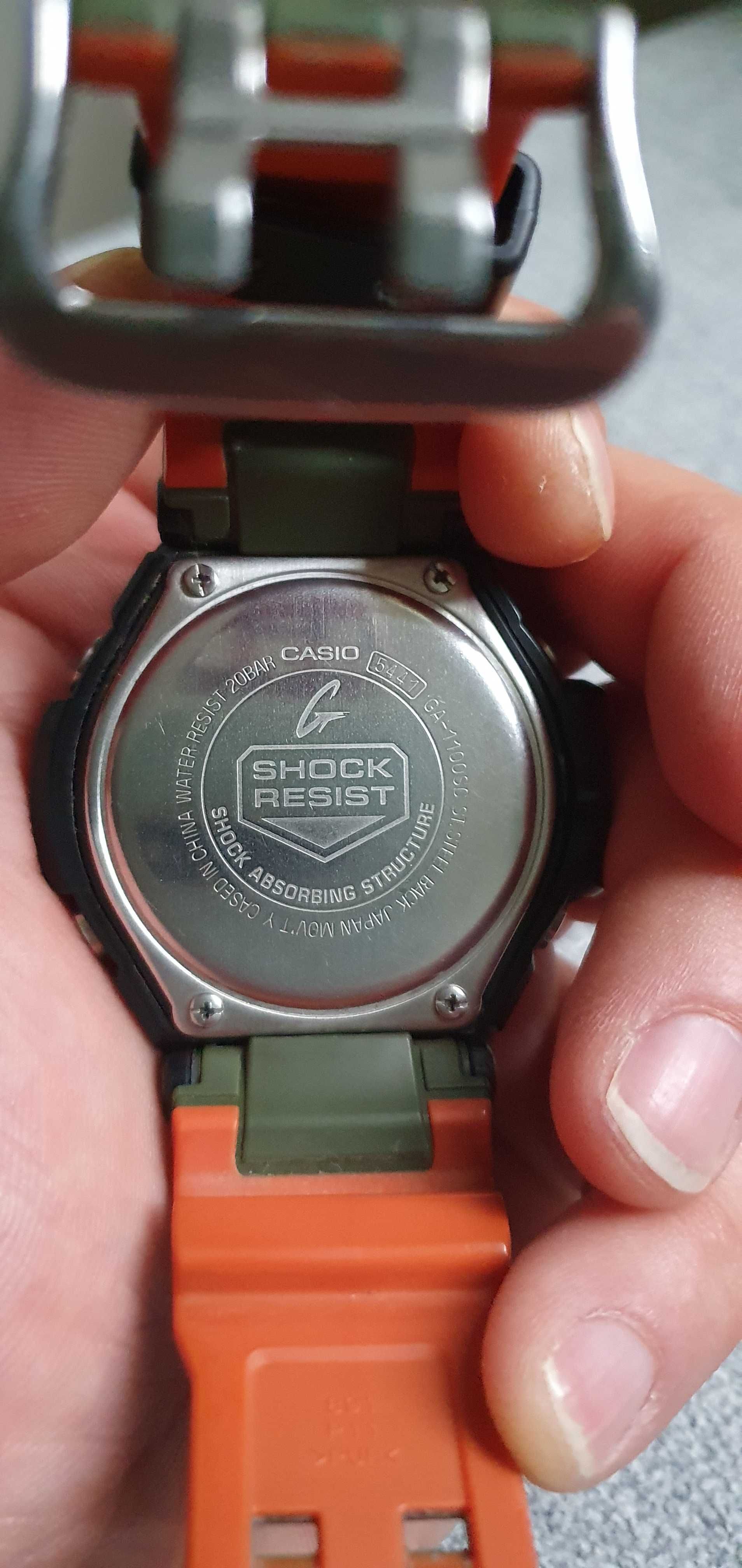 G-shock GA 1100 Test szczelności z wymiana baterii w dniu 18.04.25r