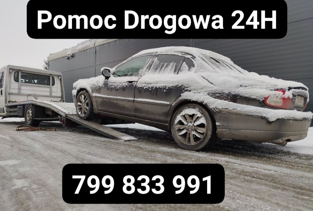 Pomoc Drogowa Laweta Holowanie Transport Aut Auto Zastępcze