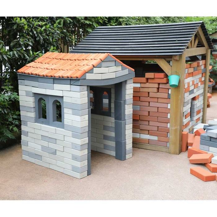 EDU Mega Klocki Konstrukcyjne Cegiełki EVA Miękkie do Budowania 90 el.