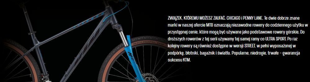 PROMOCJA Rower Górski * KTM CHICAGO 271 27,5 * Rama XL/53 Hydraulika