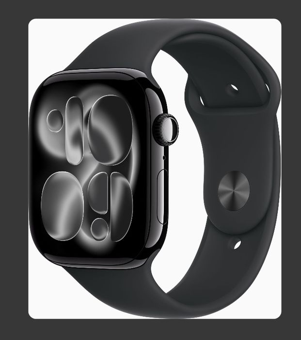 Apple Watch Series 11 GPS 46mm Jet Black Alu. Case w. Black S. Band
