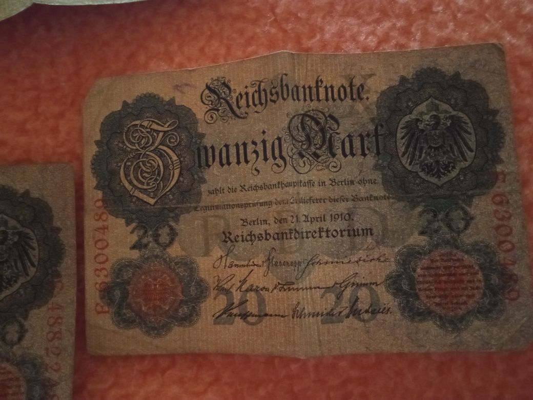 Banknoty z 1910 r marki niemieckie
