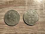 Moedas 50 escudos 1988