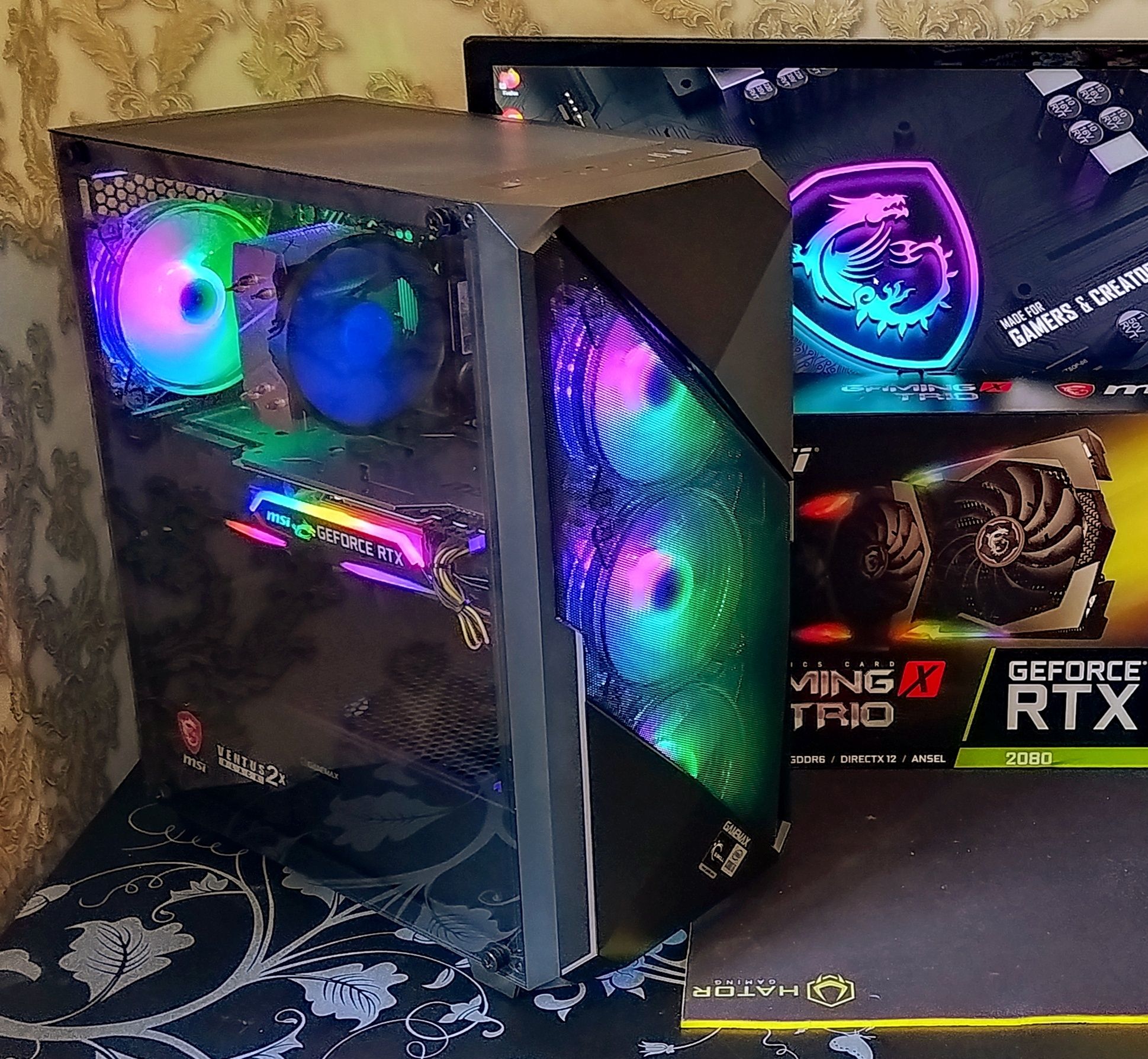 PC RTX2080/ i5-11400/ 16Gb DDR4 игровой компьютер Intel Core s-1200