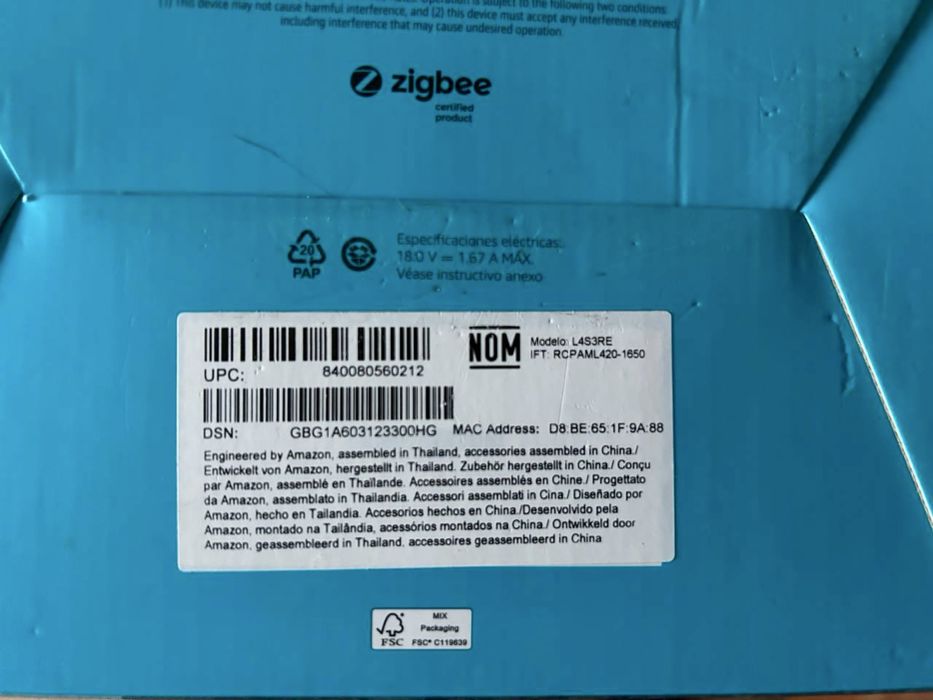 Смарт колонка Amazon Echo Dot. Портативна акустика Alexa