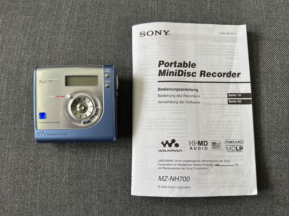 Sony MiniDisc MZ-NH700