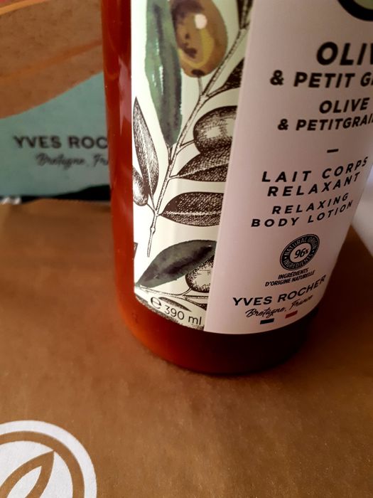 Relaksujące mleczko do ciała  Olive & Petit grain 390ml Yves Rocher