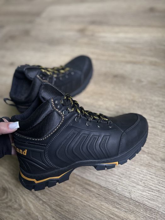 Чоловічі зимові шкіряні черевики