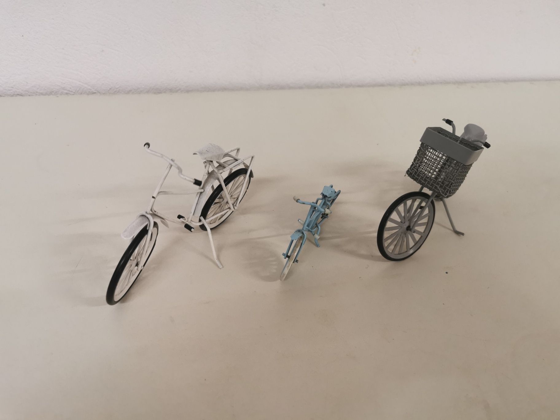 3 x Rowerek stalowy retro zabawka kolekcjonerska