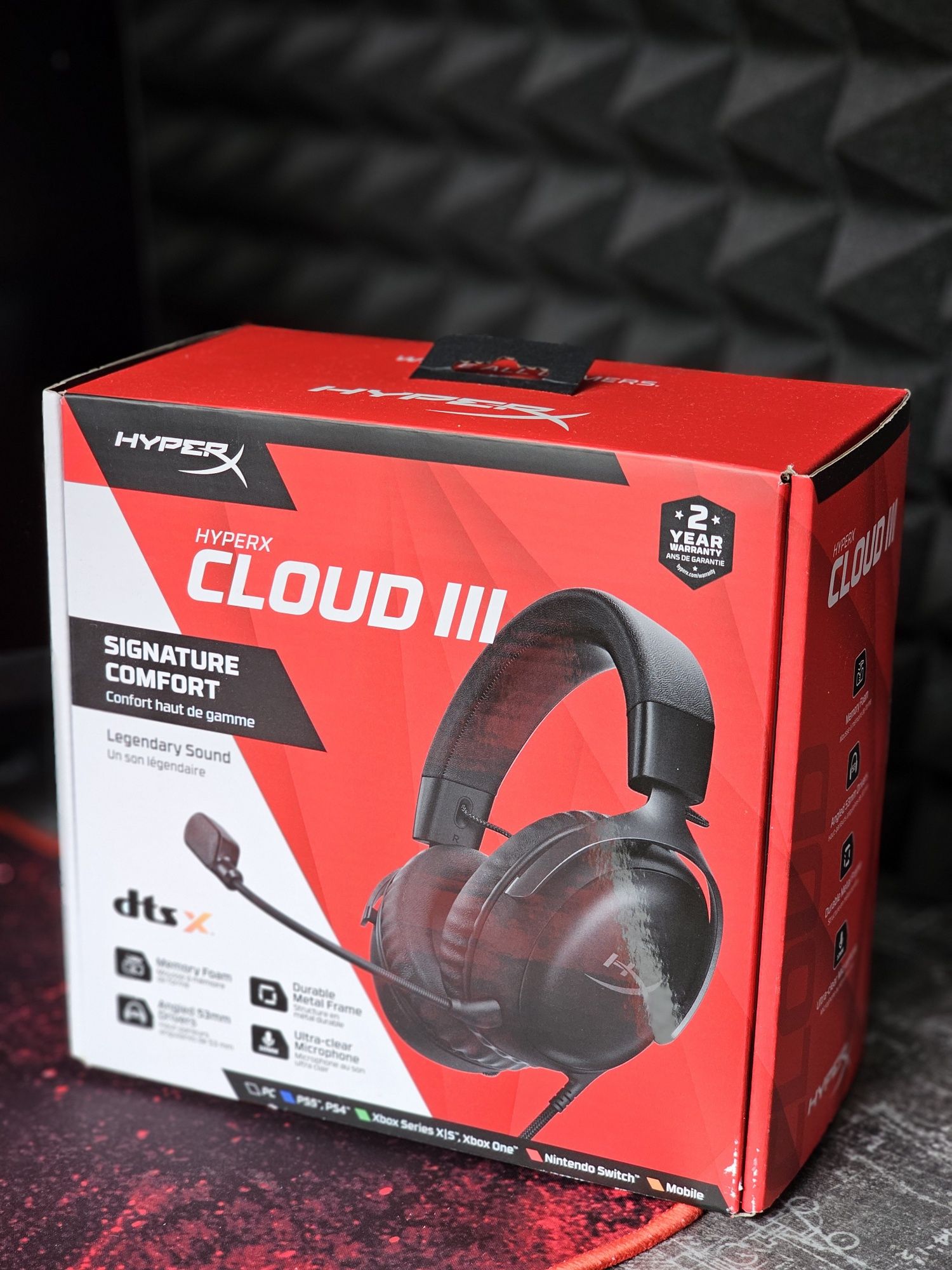 Навушники HyperX Cloud III Black