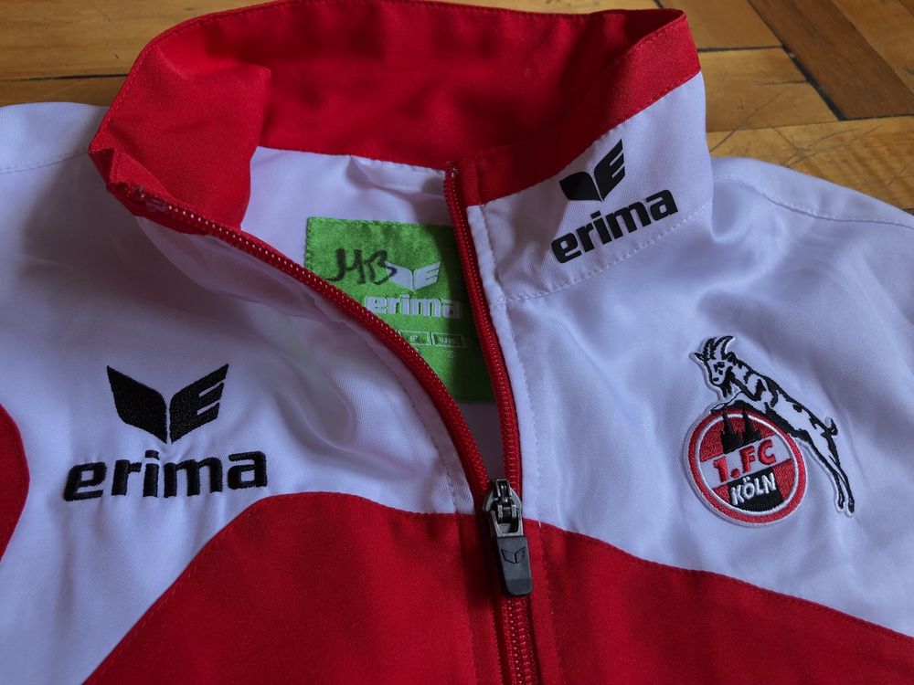 Шикарная мужская футбольная кофта, олимпийка, Erima FC Köln оригинал