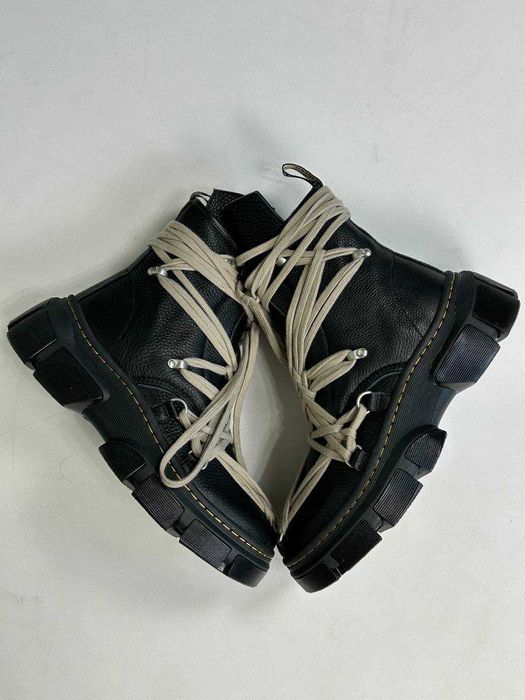 Rick Owens Dr.Martens Mega Lace Boot черевики чорні 43 DRKSHDW ботинки