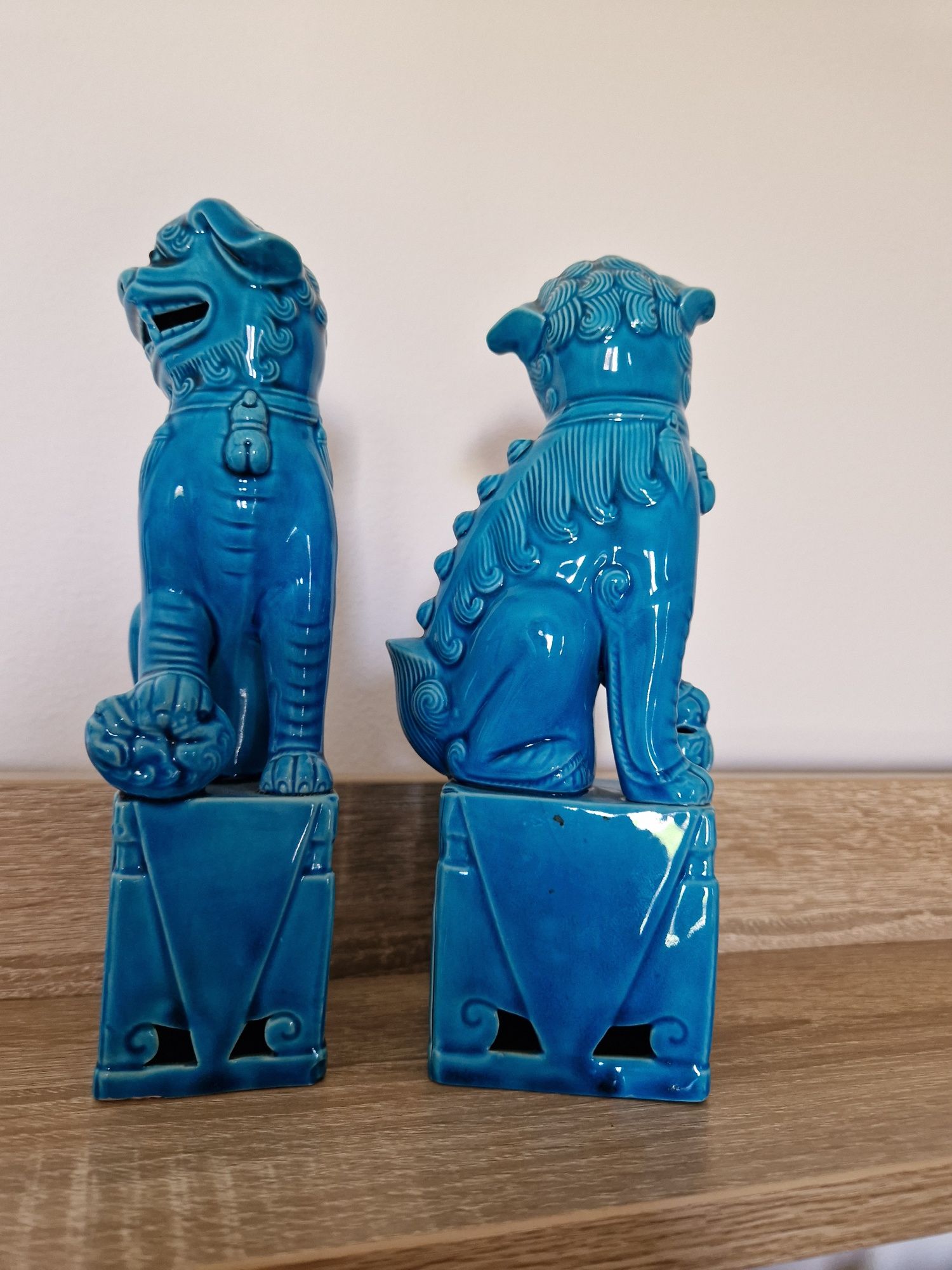 Cães de foo. Porcelana Oriental.