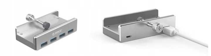 ORICO HUB USB-C do 4x USB 3.0 aluminiowy z uchwytem
