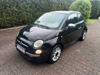 Fiat 500 Benzyna*2011*Klimatyzacja*Gwarancja*Zadbany*Czarny