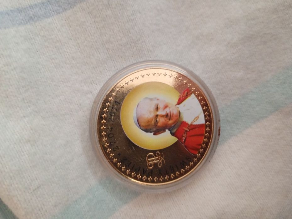 Moneta Jana Pawła 2 49 lecie pontyfikatu