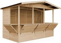 wynajem kiosk, domek handlowy, pawilon gastronomiczny jarmark kiermasz