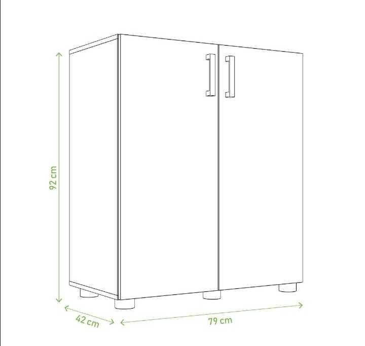 Móvel branco 2 portas