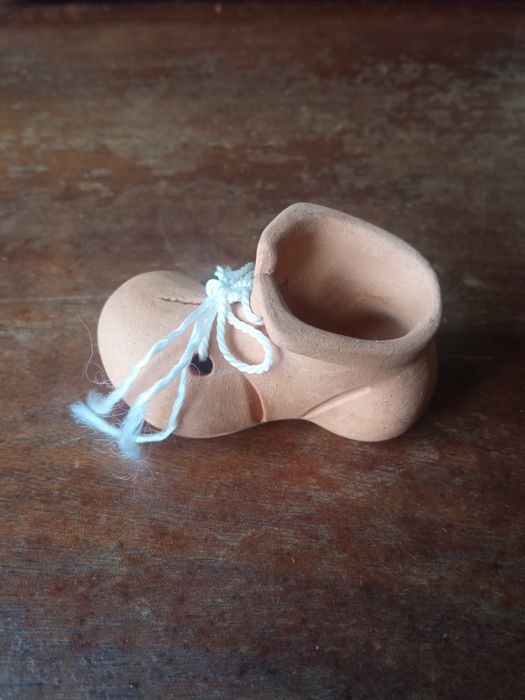 Черевичок глиняний декор