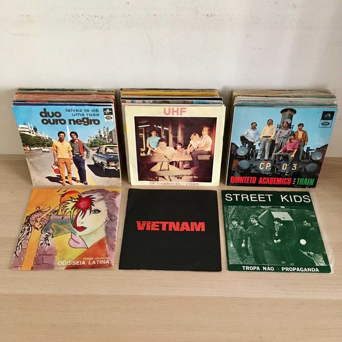 Discos de vinil singles - música portuguesa e africana