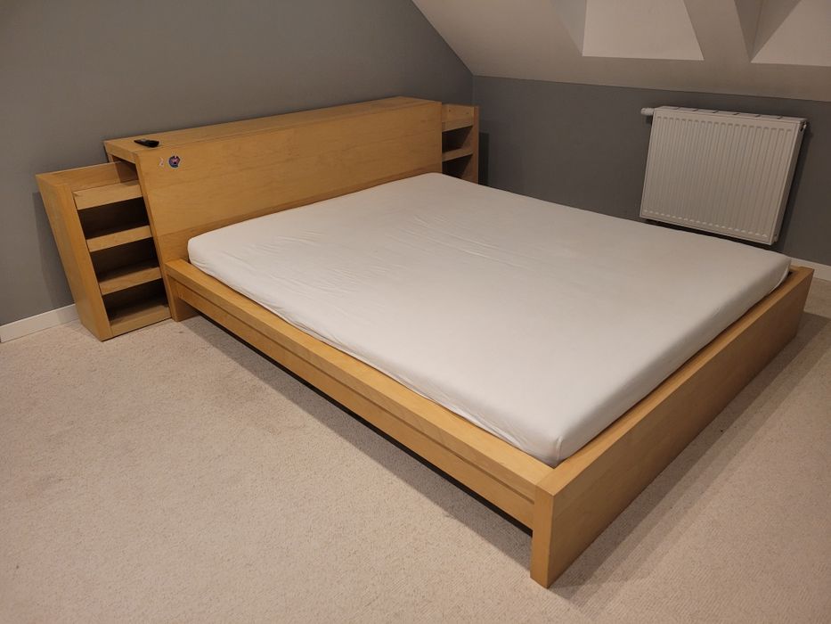 Łóżko drewniane, rama 160x200