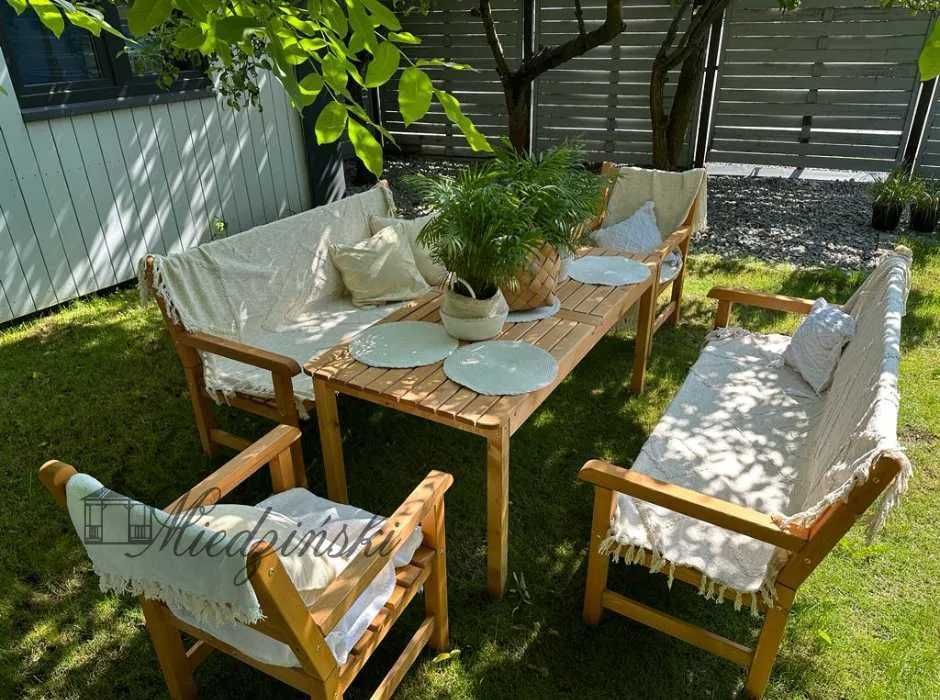 Meble ogrodoweM18 drewniane,mebelki drewniane,zestaw mebli drewnianych