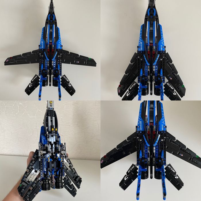 Lego Technic модель винищувача F-14 Tomcat, лего літак, оригінал,
