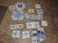 azulejos pintados á mão
