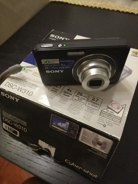 Máquina Fotográfica Sony Cybershoot DSC-W310.