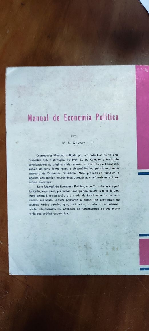 Manual de economia política - 1976