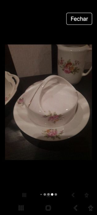 Serviço de chá porcelana antiga