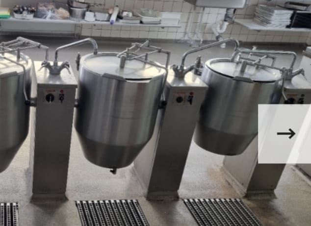 Kotły warzelne - zestaw trzech kotłów 20, 40, 60 L