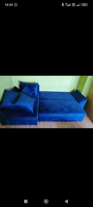 Narożnik z funkcją spania